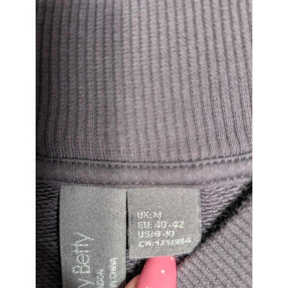 Sweaty‎ Betty Women's Urban-Grey Organic Cotton One&Done Sweatshirt Dress M - Picture 6 of 6